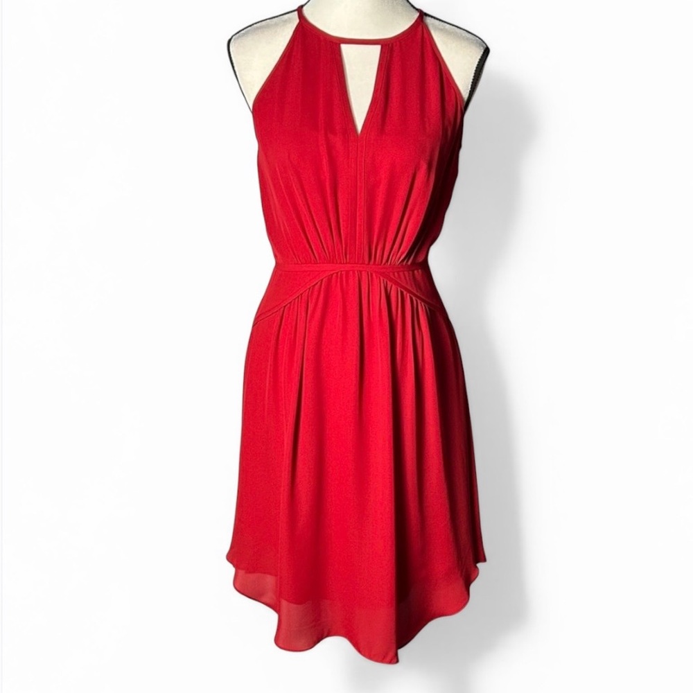 Banana Republic Red Sleeveless Dress (Size 2) - Picture 1 of 6